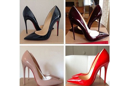 Отзыв на Туфли лодочки Aliexpress Red Bottom High Heels Brand Genuine Leather Women Pumps Pointed Toe High Heels Shoes Woman Plus Size 35-43