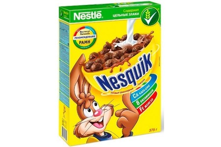 Готовый завтрак Nesquik шоколадный